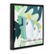 Stupell Industries Whimsical Patterned Cockatoo Framed Floater Canvas Wall Art Design by Carla Daly